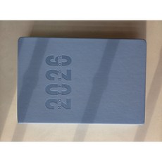 DOA양지 2026년 날짜형 노트 플래너 A5 다이어리 업무용 수첩 일기장 만년다이어리 노트, 스카이 블루