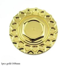 실버 블랙 골드 휠 림 센터 캡 허브 STR 606 BBS RS ESM 002R 에 적합 9155L169 135S170 1 개 4, 09 1개 골드-168mm