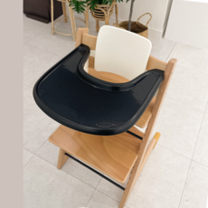 젬베베 트립트랩 트레이 스토케 트립트랩 베이비세트 호환 플라스틱 트레이 KC 어린이제품 가구인증, 블랙