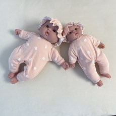 베렝구어 옷 작은쌍둥이 큰쌍둥이 옷 핑크젤리곰 파자마세트 (인형미포함)
