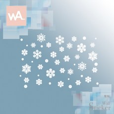 WA Wall Art 聖誕節雪花壁貼 耶誕裝飾 不殘膠 無痕牆貼