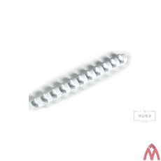 5보급창고 제본 플라스틱링 6mm 25개입 흰색 셀프제본