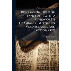 (영문도서)Remarks On The Irish Language With A Review Of Its Grammars Glossaries Vocabu... Paperback, Hutson Street Press, English, 9781024375053