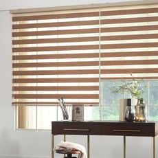 바이브하우스 코티지 우드룩 콤비 블라인드