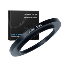 34mm ~ 52mm 스텝업 링 필터 어댑터 금속 링 스텝업 링 어댑터 필터 모든 52mm UV CPL ND 렌즈 후드 스레드 렌즈 요법(34mm ~ 52mm)과 호환, 40.5mm ~ 52mm