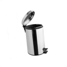 화장실쓰레기통 고급휴지통 스텐 휴지통 페달 3L 욕실 주방쓰레기통 주방