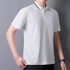 2026男士夏季POLO衫 短袖大尺碼冰絲涼感衣 運動寬鬆圓領T恤 吸濕排汗 透氣網眼 薄款彈力休閒上衣