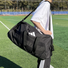 아디다스 TLSD 티로 L 공용 더플백 숄더백 크로스백 가방 축구 헬스 테니스 운동 스포츠 데일리 블랙, 1개