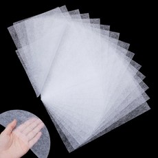 PA 핫 멜트 접착 웨브 더블 사이드 필름 DIY 직물 공예, 하얀색, 1개