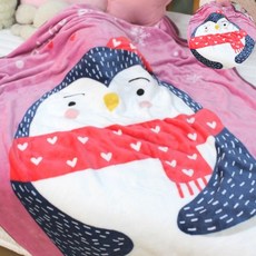 극세사 캐릭터 유아 소아 어린이 키즈 밍크 담요 shc*205sb, 눈사람, 눈사람