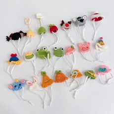 인생네컷 모자 모음 인싸 파충류 도마뱀 크레스티드게코 크레 햄스터 게코 사육 용품, 15.끼리코