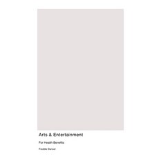 (영문도서) Arts & Entertainment for Health Benefits Paperback, Telephasic Workshop, English, 9781779611093