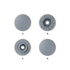 국산 티단추 하이탭 13mm 40세트, 1개, T 143 라이트그레이