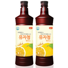 광야식품 유자청 베이스 유자차 에이드, 2개