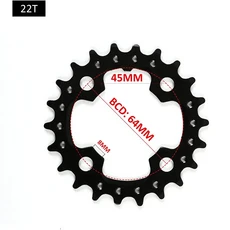 BUCKLOS 104/64 BCD 자전거 체인링 22T MTB 9S 10S 산악 부품