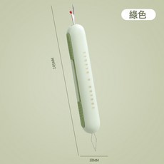 DFMEI 穿針不求人穿引線器老人專用手工縫紉工具穿針神器剪刀針線, 1件, 綠色:如圖