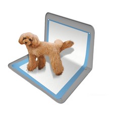 Shipshape 반려동물 논슬립 실리콘 배변매트 착붙 강아지 비망사 초대형 배변판, 1개, 그레이 1개, 그레이