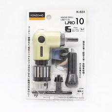 日本製 神澤 KANZAWA PRO-10 L型轉接頭 90度 轉接頭 K-834 電鑽轉接頭, 1個