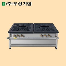 우성 업소용 가스렌지 600 낮은렌지 450 1200 1500 1800 곰탕 가스레인지 화구 버너 LNG LPG, 3) 낮은렌지 2구 1200