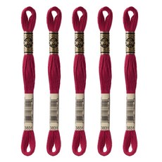 브랜드얀 DMC 자수실 25번 면사 5p, 3831, 5개