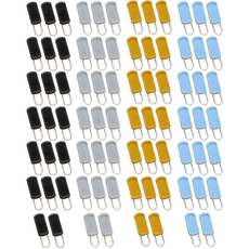 컬러 원터치 지퍼 손잡이 셀프 수리, 4색(T326) 40개입, 2개