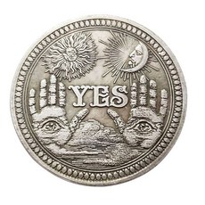 YES OR NO COIN / 점성술 타로 코인 / 예아니오 행운 부적, 1.브론즈골드