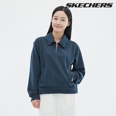 [스케쳐스] 여성 니트 하프 집업 C/P 풀오버 SL3WTCFS012