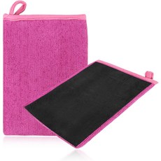 MTRPS 2개의 PCS 클레이 미트 극세사 바 타월 중형 자동 디테일 장갑 스크래치 없는 표면 준비 미트 대안 자동차 페인트 클레이링 청소 및 연마 (회색), 퍼플, 1개