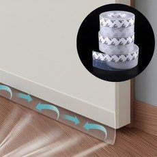 픽커리 45mm 문틈 틈새 바람막이 방풍 테이프 5.5m, 3개