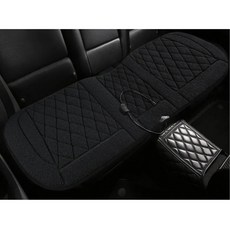 자동차열선시트 12V 전기 차량용온열방석 커버 겨울용 쿠션 워머 등받이 및, 12)black-B