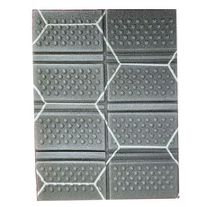 데코마당 코팅 도톰한 국산 8단 등산방석 접이식 휴대용 방석 캠핑 등산 1인용, 도톰 8단방석만_허니그레이, 도톰코팅 8단방석만_허니그레이