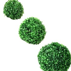 TW 인테리어용 구형 잔디볼 베란다 잔디 데코용, 중, 1세트