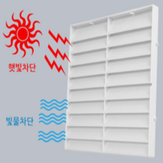 [이에이워] 무타공 방법창문가리개 사생활보호 통풍 창문가림막 (ISV9P729O1)