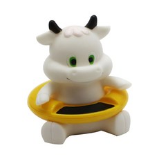 만화 귀여운 동물 아기 목욕 장난감 샤워 물 온도계 어린이 신생아 입욕 수온 측정, 송아지