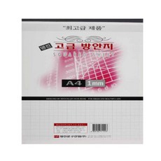 A4 고급 방안지 1MM 10입 출력용지