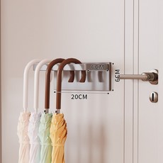 門後傘架免打孔入戶門玄關傘具收納置物架瀝水磁吸壁掛雨傘置物架, 如圖, 1個