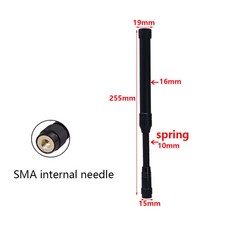 NB \ / 868M \ / 915M \ / 4G 용수철 유리강 안테나 800-2700M 8DB 25.5 cm 길이 충돌 방지, 02 4G-SMA