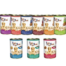 YAMI YAMI 亞米亞米 大角燒 羅浮大餐犬罐 400g 大罐 狗罐頭, 1個, 美味牛肉,超取限10罐