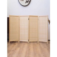 가림막 파티션 라탄 가벽 분리 인테리어 식당 3단 로그 80x40cm, D. 120x50cm 원색 대나무