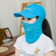 접이식 폴딩 캡 모자, FREE 블루