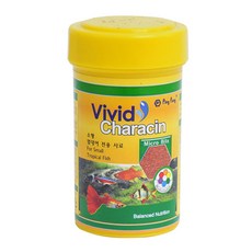 핑퐁 비비드 카라신 100g 250ml 소형 열대어 구피사료, 1개