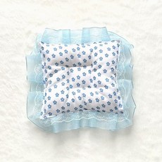 미니 방석 쿠션 인형 소품 소동물 용품, 1개, 블루C