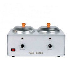업소용 왁싱 워머기 2구 우드 대용량 1000cc 고급형, 블랙(더블) WAX-8206A