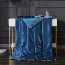 레 퀼트 퀸 하이 엔드 봄 여름 새틴 기계식 워시 부드럽고 담요 얇은 이불, 43x59inch(110x150cm)_10, 3. 10