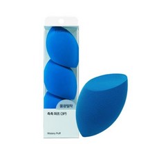 필리밀리 촉촉퍼프 3P, 블루, 1세트