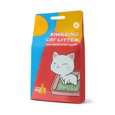 씽씽 두부모래 그린티 7L 고양이 모래, 4개