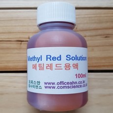 메틸레드용액 Methyl Red Solution 화)100ml