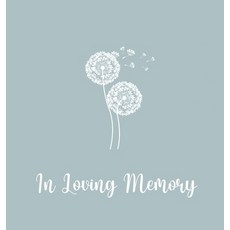 (영문도서) Celebration of life funeral book Condolence book to sign (Hardback cover) Hardcover, Lulu and Bell, English, 9781839903731