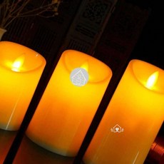 LED 전자캔들 무드등 수유등 스탠드조명 프러포즈용품 프로포즈촛불, 1-가짜초-10cm