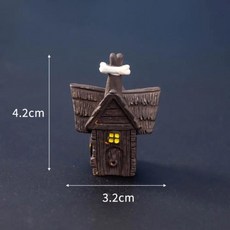 랜드스케이프 페스티벌 장식품 해골 미라 부활 유령 축제 공포 나무 수제 블라인드 박스 장식, 1개, 17. style 1